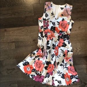 Ann Taylor floral dress size 4P